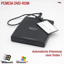 Pcmcia Externe CD Dvd-Rom Graveur Pour Ordinateur Portable Optique Dur Win 98 XP