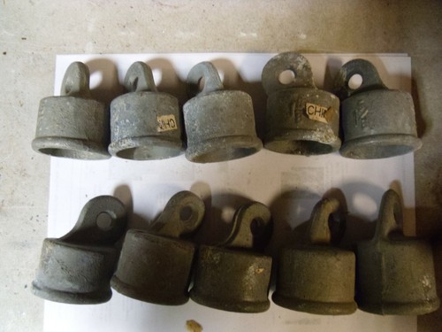 Pack aged fence post end - 10,