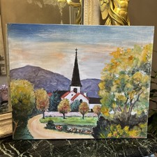 Tableau Huile Sur Toile