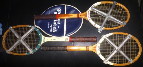 Raquettes tennis 1970 dunlop - 3,