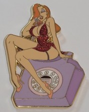 PINS PIN BD DESSIN ANIME JESSICA RABBIT GIRL SEXY EROTIC BIG PIN