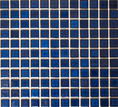 Mosaïque céramique bleu - céramique,