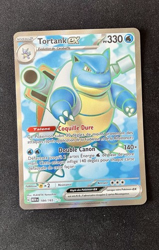 Carte pokémon tortank ex - tortank,