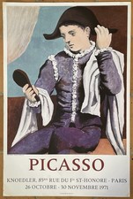 AFFICHE ANCIENNE SPADEM MOURLOT KNOEDLER Fg ST HONORÉ PARIS PICASSO 1971