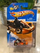 2012 Hot Wheels #244 Hw Code Voitures 19/22 Go Kart Orange W / Or 5 Rayon Roues