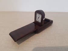 VAN CLEEF & ARPELS DOMINO MONTRE POCHE OU SAC EN BOIS . PILE NEUVE .FONTIONNE .