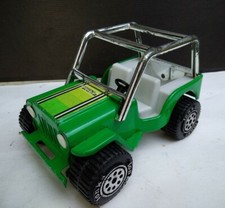Tonka: Jeep verte en métal, vintage car
