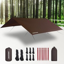Bâche - 3M x 3M Camping Rain Tarp PU3000mm Toile de Tente Ultralégère Résista...