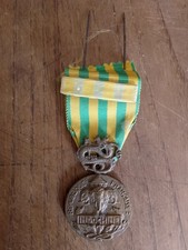 Ancienne Médaille Commémorative Guerre d'Indochine Avec Barrette
