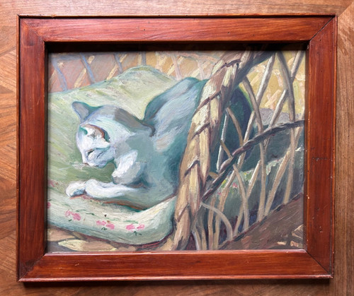 Huile sur panneau - ,, anonyme