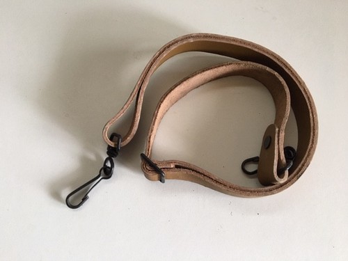 Bretelle sangle cuir mat 49 - bretelle,