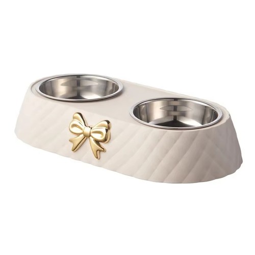 Gamelle double pour chien - 1,