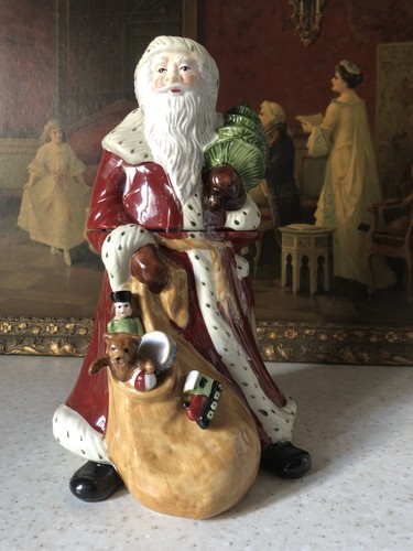 Ancien père noel ceramique - noel,