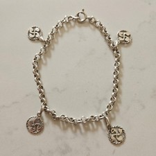 Bracelet en argent massif