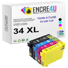 PREMIUM - Cartouches d'encre compatibles avec Epson - Série T34 XL Balle de Golf
