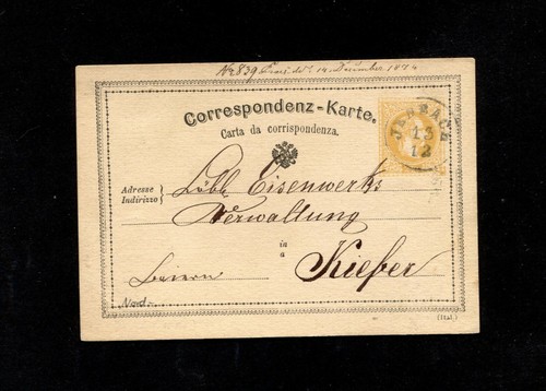 Autriche 1874 jenbach - autriche,