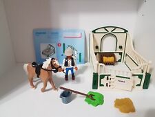 Playmobil Country 5109 - Cheval Haflinger, Ecuyère & Box - Complet