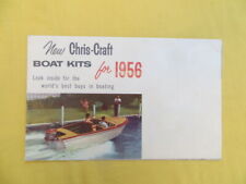 Bateaux CHRIS CRAFT - dépliant publicitaire 1956
