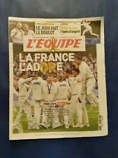 JEUX OLYMPIQUES PARIS 2024JOURNAL L'EQUIPE  28/7/2024 "LA FRANCE L'ADORE"