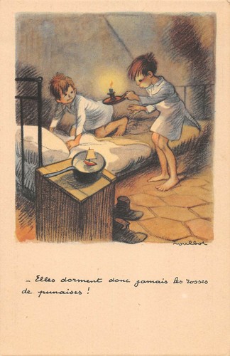 Cpa illustrateur signe - cpa,