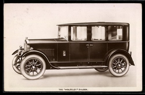 Carte postale voiture wolseley - postale,