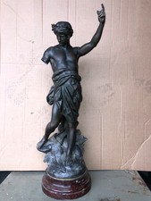 Grande sculpture en régule de Emile Picault époque 19ème  7,5kg