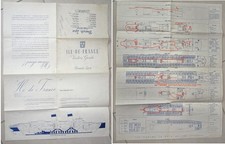 PAQUEBOT ILE DE FRANCE  GRAND