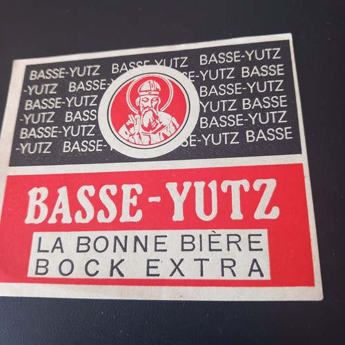 Ancienne étiquette bière