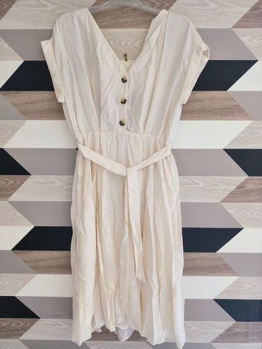 Robe taille blanche naf - robe, 38