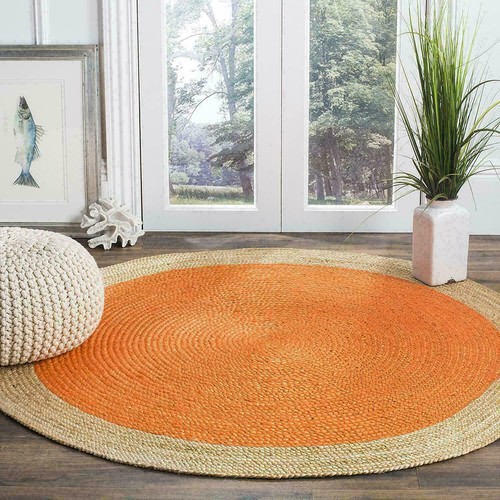 Tapis rond - tapis, jute