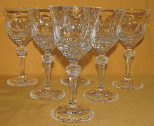 Série de 6 verres à vin