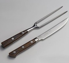 Ensemble couteau à steak et fourchette AUX x TOJIRO Premium Handcraft Tsubame...