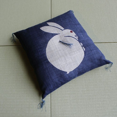 Coussin zabuton lin - zabuton, fait