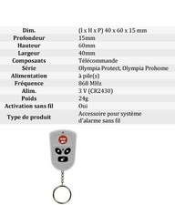 Télécommande Radio OLYMPIA
