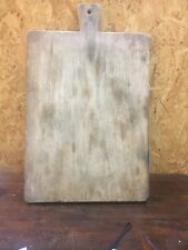 Ancienne Grande Planche À Découper Billot Boucher Bois Cuisine Art Populaire 