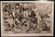 LA PORET DES REVES GEORGES DE FEURE  ART NOUVEAU document photo clipping 