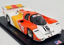 Spark 1/43 Porsche 962 Winner Lime Rock 1985 Dyson Olson  US031 Resin Model Car