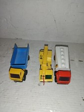 LOT 3 MATCHBOX CAMION GRUE N° 49 + CAMION CITERNE N° 63 + CAMION BENNE N° 50 BE