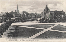 67 STRASBOURG THEATRE carte issue carnet - 33891