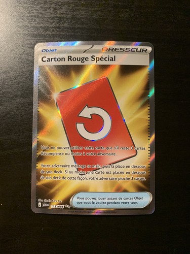 Carte pokémon carton rouge - carton,