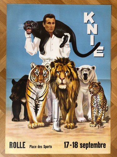 Affiche cirque knie rolle - cirque,