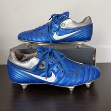 Rare crampons de football Nike TOTAL 90 SHIFT PLUS 2006 bleu 313987-411 US 10