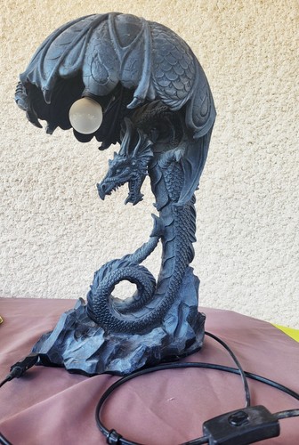 Lampe chevet dragon - lampe,