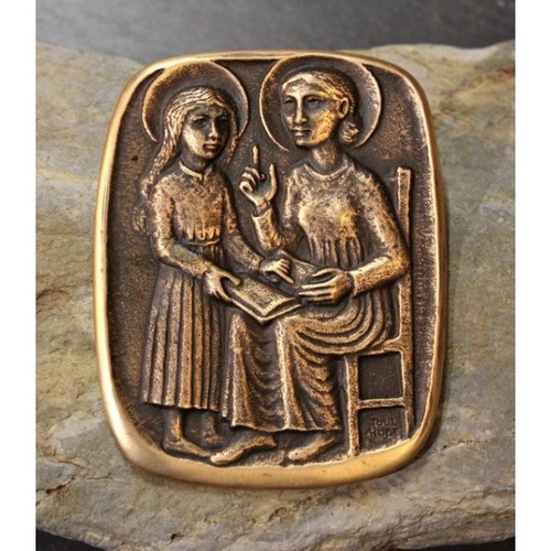 Toulhoat plaquette bronze - toulhoat,