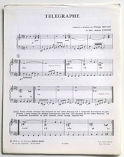 Partition vintage sheet music