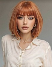 Perruque Synthétique Rousse