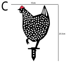 Jardin en plastique poulets