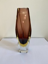 Vase Verre Murano Sommerso