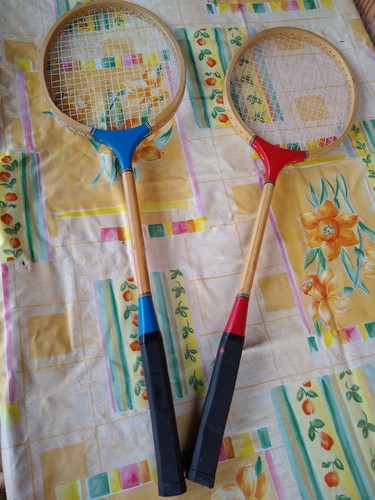 Lot anciennes raquettes - 2,