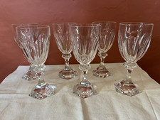 6 Verres à Vin - CRISTAL de SAINT-LOUIS Modèle « CHAMBORD »